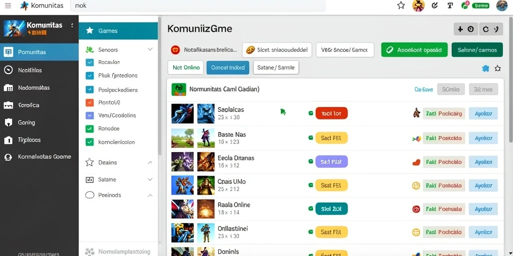 Tampilan antarmuka yang user-friendly dan modern.