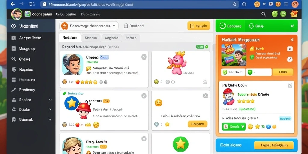 Screenshot 1 menunjukkan karakter utama dalam pertempuran.
