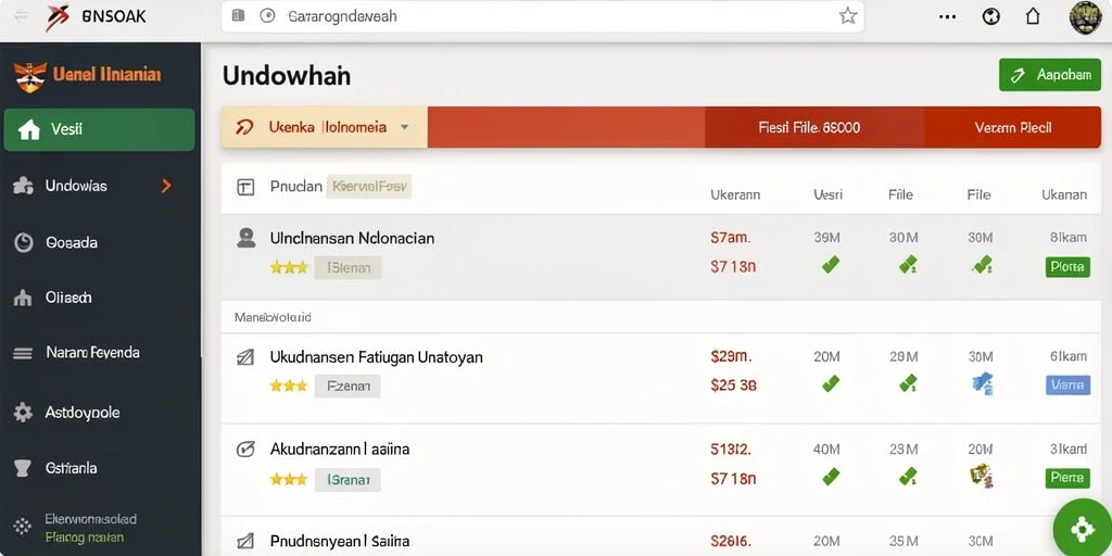 Tampilan antarmuka yang ramah pengguna.