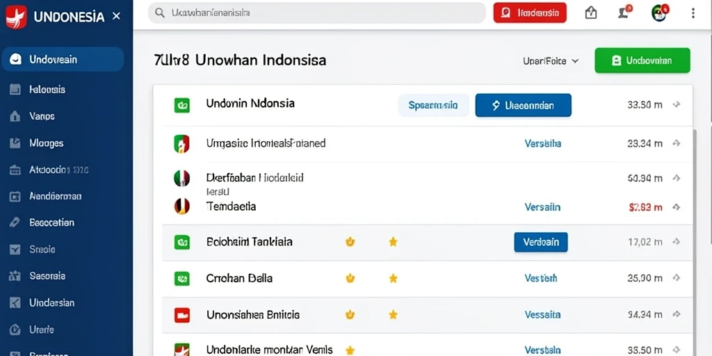 Tampilan awal yang menarik dan user-friendly.