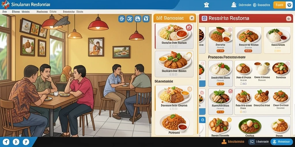 Tampilan antarmuka yang ramah pengguna.