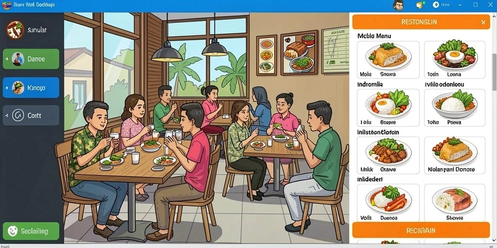 Tampilan antarmuka yang intuitif dan menarik.