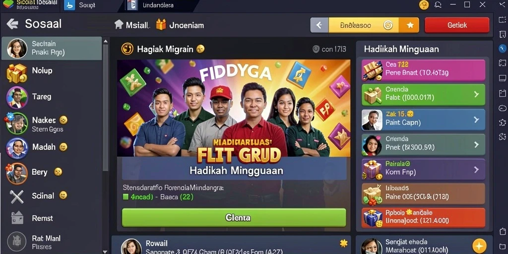 Screenshot menampilkan antarmuka permainan yang menarik dan ramah pengguna.