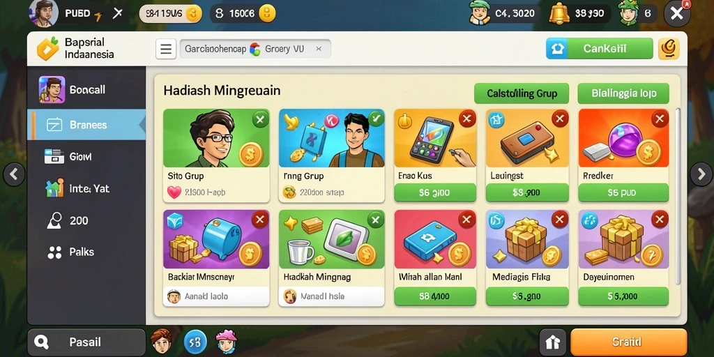 Tampilan antarmuka yang menarik dan intuitif.
