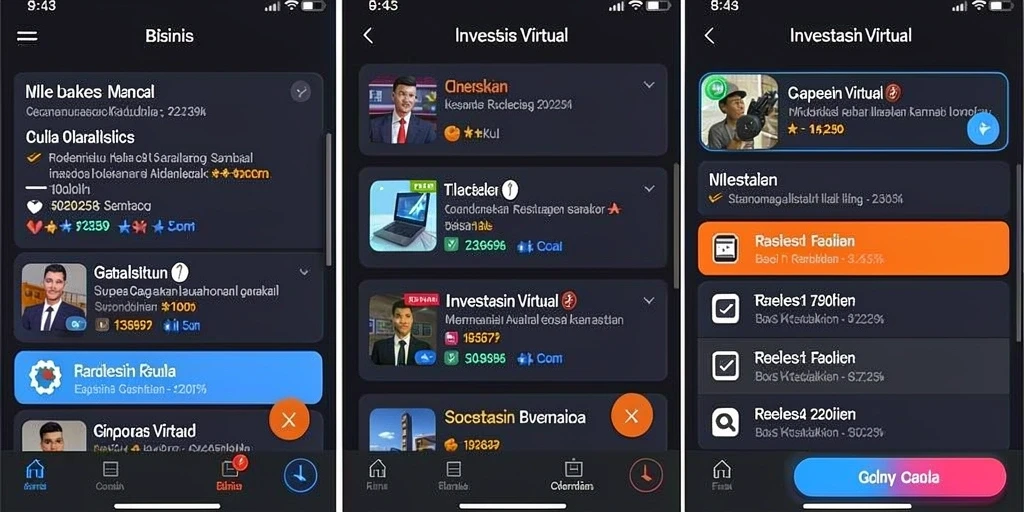 Antarmuka pengguna yang intuitif dan menarik.