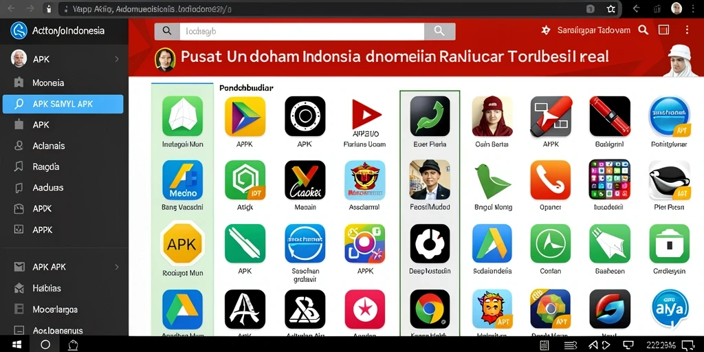 Tampilan antarmuka permainan yang menarik.
